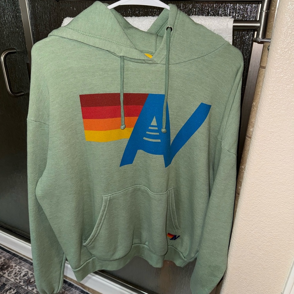 Aviator Nation Sage Hoodie with Multicolor Graphic